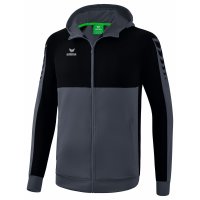 ERIMA Six Wings Giacca da tuta con cappuccio slate...