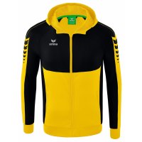 ERIMA Six Wings Giacca da tuta con cappuccio yellow/black...