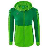 ERIMA Six Wings Trainingsjacke mit Kapuze DAMEN green/emerald (1032219)