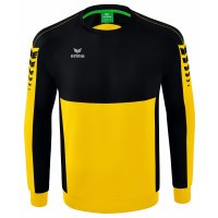 ERIMA Six Wings Sweatshirt yellow/black (1072209)