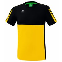 ERIMA Six Wings T-Shirt yellow/black (1082213)