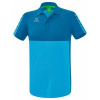 ERIMA Six Wings Poloshirt curaçao/mykonos (1112207)