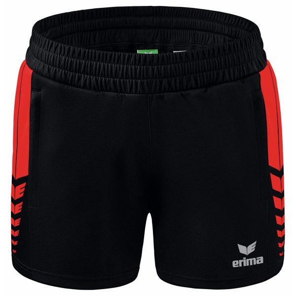 ERIMA Six Wings Worker Shorts DONNA black/red (1152201)