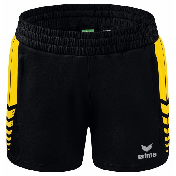 ERIMA Six Wings Worker Shorts DONNA black/yellow (1152206)