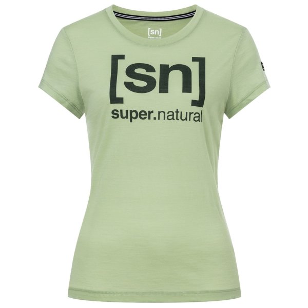 SUPER.NATURAL SHIRT W ESSENTIAL I.D. TEE DAMEN caladan green (SNW004783_T57)