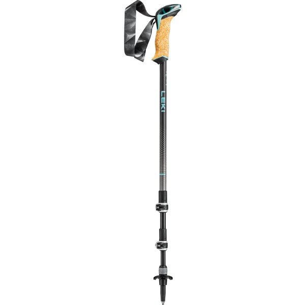 LEKI CRESSIDA AS TREKKING STOCK brownmetallic/chocolate brown metallic/mint (65221151) 1PAAR