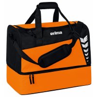 ERIMA SIX WINGS Sporttasche mit Bodenfach orange/black...