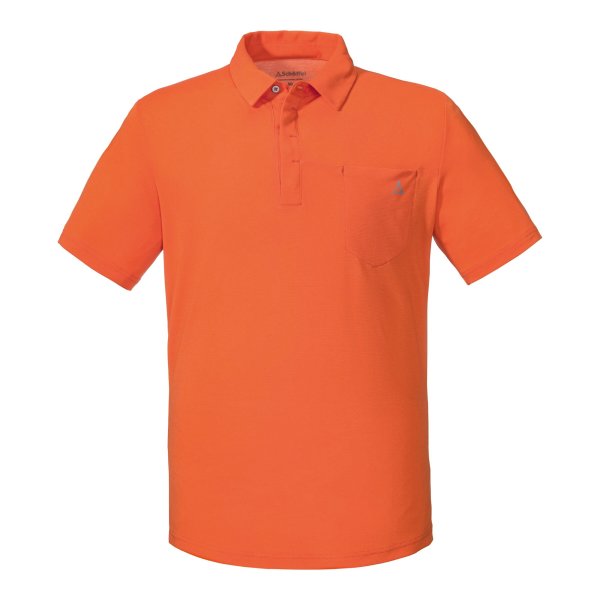 SCHÖFFEL Polo Shirt Scheinberg M HERREN red orange (23176_5360)