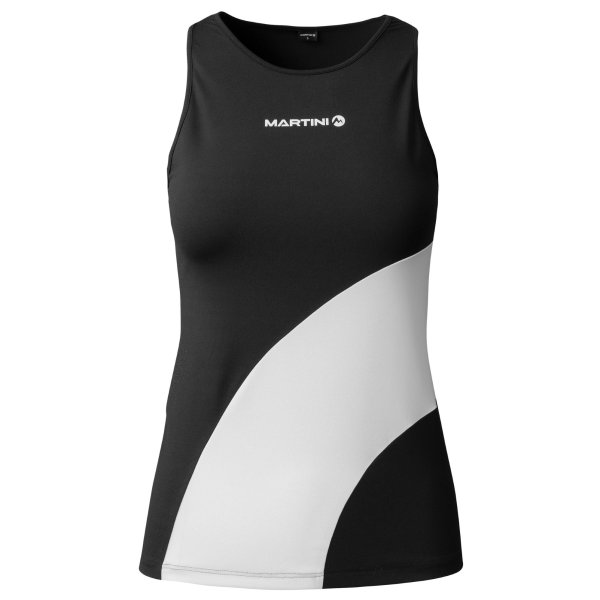 MARTINI ALPMATE Sleeveless Shirt Dynamic W DONNA black/white/black (027-2020_1010/68/10)