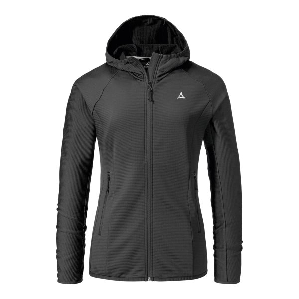 SCHÖFFEL Fleece Hoody Style Cascata DONNA black (13635_9990)