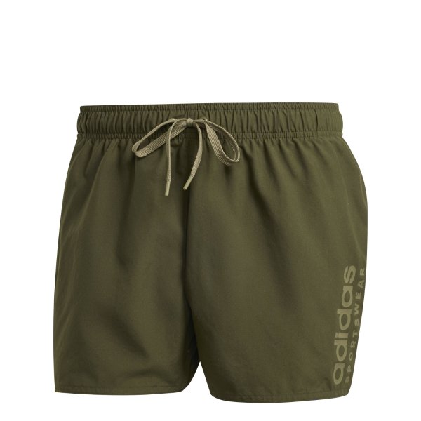 ADIDAS ESSENTIAL L CLX VSL SHORTS SWIM UOMO ngtcar/olive strata (IX7566)