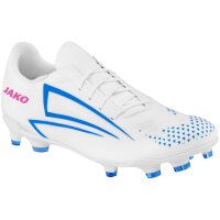JAKO RS89 Team FUSSBALLSCHUHE FG/AG weiß/rhodamine rot/blau (5551_667)