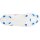 JAKO RS89 Team FUSSBALLSCHUHE FG/AG weiß/rhodamine rot/blau (5551_667)