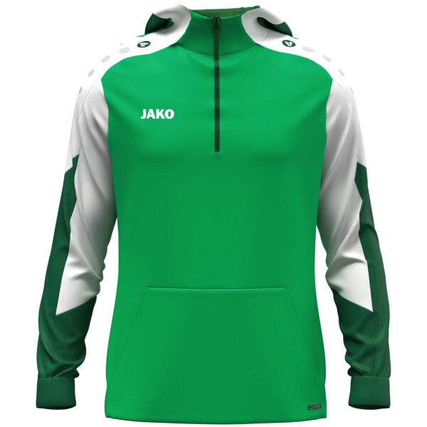 JAKO Zip Hoodie Dynamic grün/weiß/dunkelgrün (6770_204)