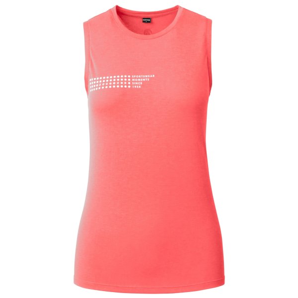 MARTINI Highventure Sleeveless Shirt DAMEN punch/white (SSK100375B_361)