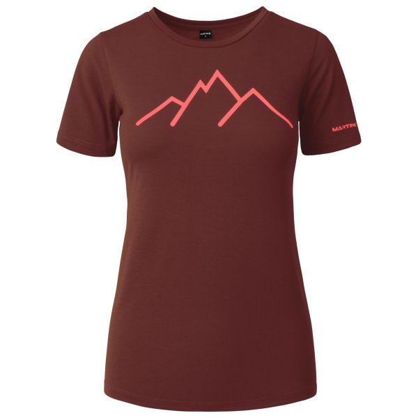 MARTINI Alpmate Shirt DONNA peakan/punch (SSK100352B_380)
