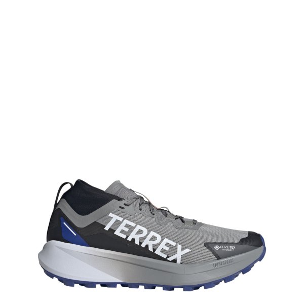 ADIDAS SCARPE TRAIL RUNNING TERREX AGRAVIC GTX UOMO charcoal solid grey/semi impact orange/semi lucid blue (IH3773)