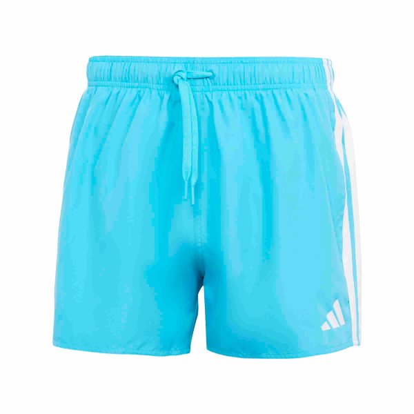 ADIDAS SHORT DA NUOTO 3-STRIPES 3-INCH UOMO lucid cyan/white (JL5571)