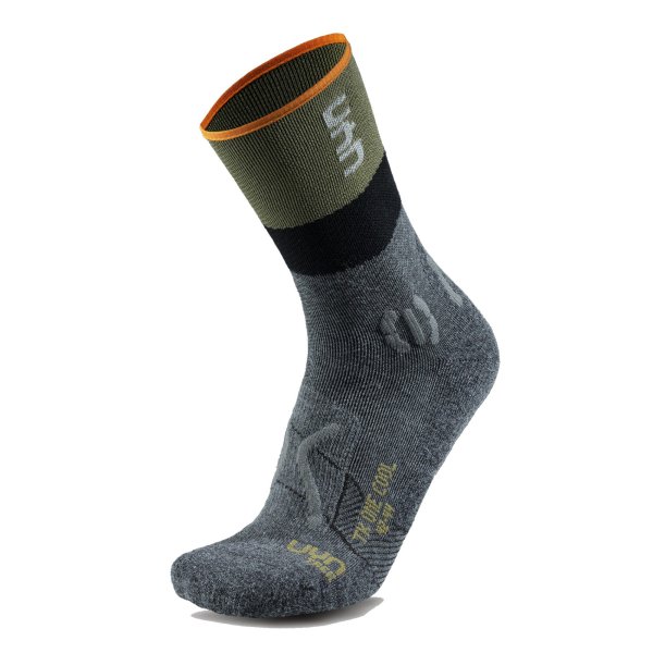 UYN Trekking One Cool Socken HERREN anthracite/green (S100291_G043)