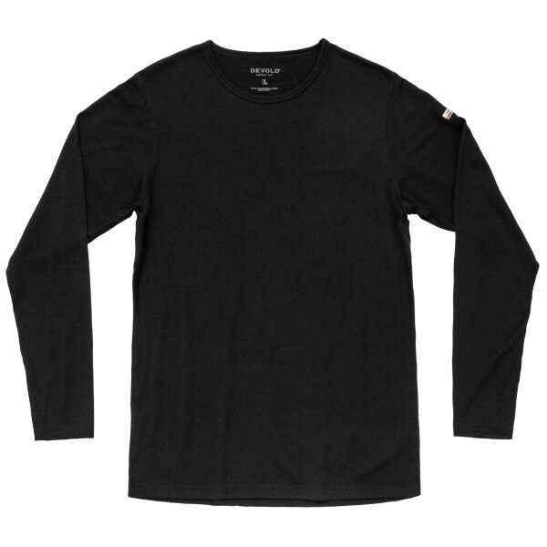 DEVOLD SHIRT BREEZE PLUS MERINO 200 HERREN black (183-221-C_950A)