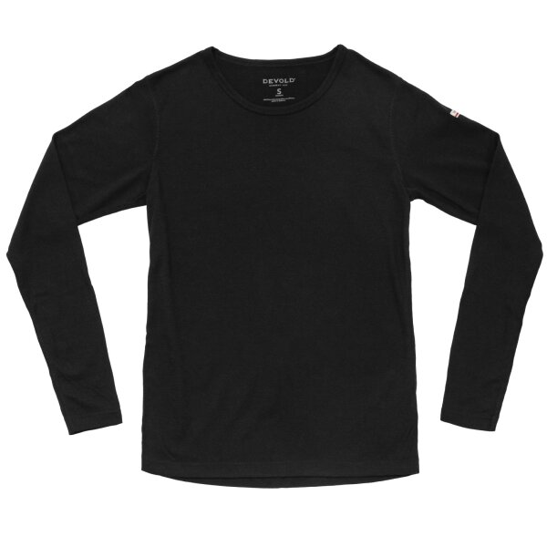 DEVOLD SHIRT BREEZE PLUS MERINO 200 DAMEN black (183-286-C_950A)