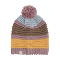 COLOR KIDS HAT COLORBLOCK W. FLEECE LINING woodrose...