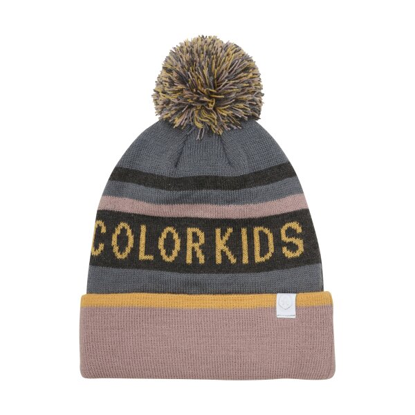 COLOR KIDS HAT LOGO CK W. FLEECE LINING woodrose (742465_4200)