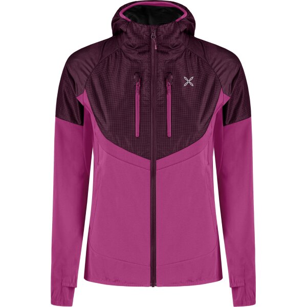 MONTURA SPITZE HYBRID JACKET DONNA baton rouge/vinaccia (MJAF53W_59514)