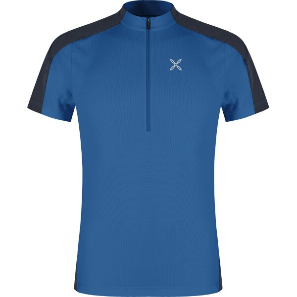 MONTURA HADE ZIP T-SHIRT UOMO b.blue/graphite blue (MTZN38X_850890)