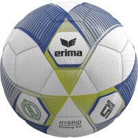 ERIMA BALL HYBRID Training 2.0 metallic blue/silver/lime...