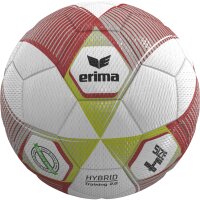 ERIMA BALL HYBRID Training 2.0 metallic red/silver/lime...