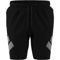 ADIDAS BIG BARS 8-INCH BADESHORTS HERREN black/white...