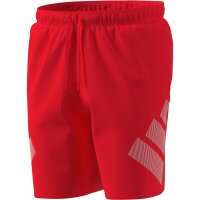 ADIDAS BIG BARS 8-INCH BADESHORTS HERREN lucred/white...