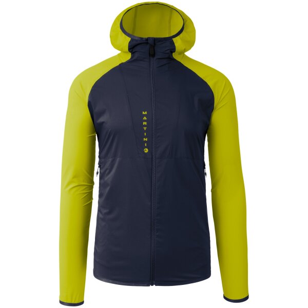 MARTINI Hillclimb WB Hybrid Hooded Jacket UOMO true navy/limeskin (JVN530648B_030)