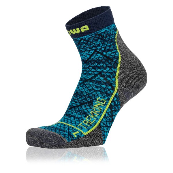 LOWA SOCKE KIDS SHORT navy/grün/blau (LS1780_6904)