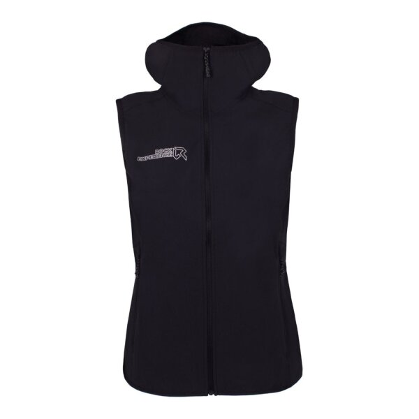 ROCK EXPERIENCE SOFTSHELL VEST OFEN HOODIE DAMEN caviar (REWV00861_0208)