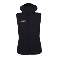 ROCK EXPERIENCE SOFTSHELL VEST OFEN HOODIE DONNA caviar...