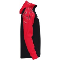 JAKO Kapuzenjacke Sonic black/red (6826_812)