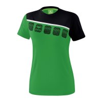 ERIMA 5-C T-Shirt emerald/black/white (1081915)