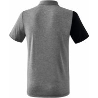 ERIMA 5-C Poloshirt black/grey marl/white (1111904) S