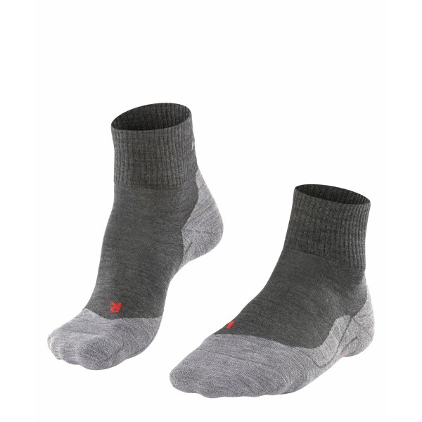 FALKE TK5 Short UOMO Trekking Socken asphalt mel. (16461_3180)