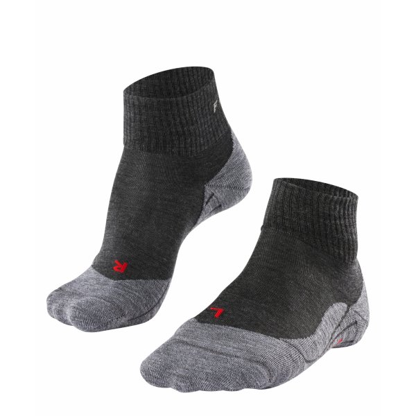 FALKE TK5 Hiking Short Trekking Socks DONNA asphalt mel. (16473_3180)
