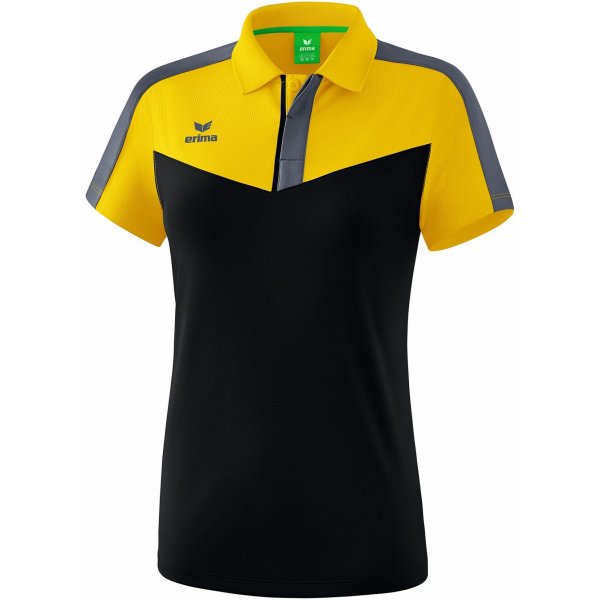 ERIMA Squad Poloshirt DAMEN yellow/black/slate grey (1112005)